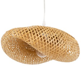 00718 GloboStar® GLOBOSTAR® MEXICO 00718 Boho Κρεμαστό Φωτιστικό Οροφής με Ντουί 1 x E27 AC 220-240V IP20 - Μπεζ - Μ40 x Π30 x Υ18cm