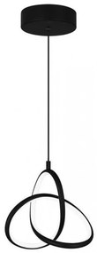Φωτιστικό Led Οροφής 25W 4000K Φ40cm 1m Μαύρο HLL-0145 POWERTECH HLL-0145