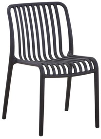 Καρέκλα CONVEE C6104.02 Πολυπροπυλενίου Μαύρη 48x56x79Y εκ. 48x56x79 εκ.