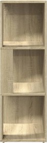 vidaXL Ντουλάπι Γωνιακό Sonoma Δρυς 33 x 33 x 100 εκ. από Επεξ. Ξύλο