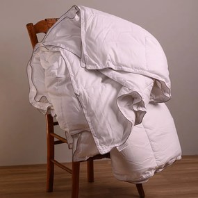 Πάπλωμα All Seasons Satin Microfiber Υπέρδιπλο 220x240εκ. Λευκό Melinen 2000028400