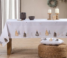 Χριστουγεννιάτικο Τραπεζομάντηλο Perfect Christmas Off White 140x180 - Nef Nef