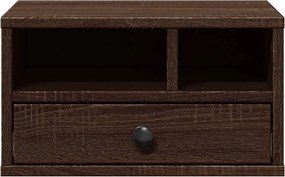 vidaXL Βάση Εκτυπωτή Καφέ Δρυς 40x32x22,5 εκ. από Επεξεργασμένο Ξύλο