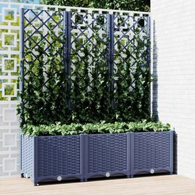 vidaXL Κήπος Μπλε Γκρι 120 x 40 x 136 cm