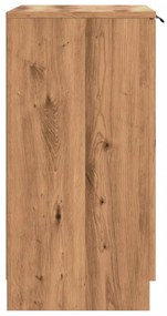 vidaXL Παπουτσοθήκη Αρτισιανή Δρυς 59x35x70 εκ. Επεξ. Ξύλο