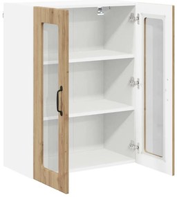 vidaXL Ραφιέρα τοίχου LUCCA Artisan Δρυς 60 x 31 x 80 εκ.