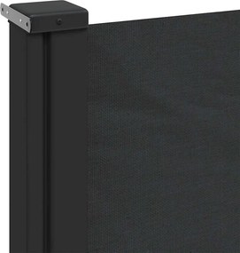 vidaXL Σκίαστρο Πλαϊνό Συρόμενο Μαύρο 140 x 300 εκ.