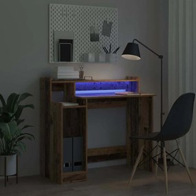 vidaXL Γραφείο Παλιό ξύλο Επεξεργασμένο Ξύλο 97 x 45 x 90 εκ.