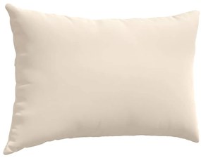 vidaXL Μαξιλάρι Καναπέ 2 pcs Μπεζ 60 x 40 cm ύφασμα