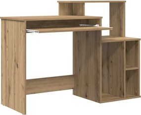 vidaXL Γραφείο Artisan Oak 120,5 x 44 x 88,5 cm Επεξεργασμένο Ξύλο