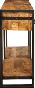 vidaXL Τραπέζια Κονσόλες 2 τμχ. Καφέ 161 x 33 x 75 εκ