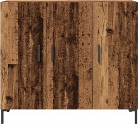 vidaXL Ντουλάπι Παλαιό Ξύλο 90 x 34 x 80 εκ. από Επεξεργασμένο Ξύλο