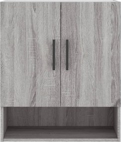 vidaXL Ντουλάπι Τοίχου Γκρι Sonoma 60 x 31 x 70 εκ. από Επεξεργ. Ξύλο