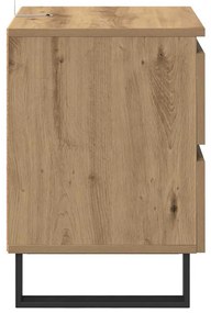 vidaXL Κομοδίνο Artisan Oak 40 x 35 x 50 εκ. Επεξεργασμένο ξύλο