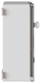 vidaXL Πίνακας Ελέγχου IP65 Αδιάβροχο Γκρι 30x16.5x40 εκ Πλαστικό ABS