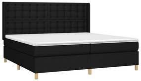 ΚΡΕΒΑΤΙ BOXSPRING ΜΕ ΣΤΡΩΜΑ ΜΑΥΡΟ 200X200 ΕΚ. ΥΦΑΣΜΑΤΙΝΟ 3132339