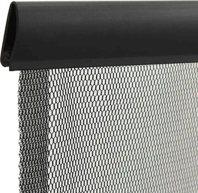 vidaXL Σήτα Πόρτας Κουρτίνα Μαύρη 100x220 εκ. από Πολυεστέρα