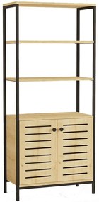 Βιβλιοθήκη Metela 835PUQ3686 70x34x162,3cm Oak