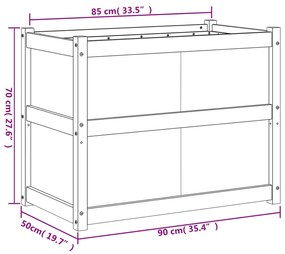 ΖΑΡΝΤΙΝΙΕΡΑ 90 X 50 X 70 ΕΚ. ΑΠΟ ΕΜΠΟΤΙΣΜΕΝΟ ΞΥΛΟ ΠΕΥΚΟΥ 837473