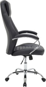 Καρέκλα γραφείου διευθυντή Sonar pakoworld pu μαύρο