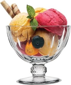 Glass Ice Cream Cup Set (2 Pieces) PB-51658 Transparent
