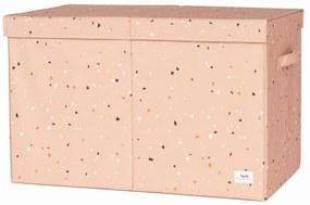 Καλάθι Παιχνιδιών 3sprouts με καπάκι αναδιπλούμενο terrazzo clay