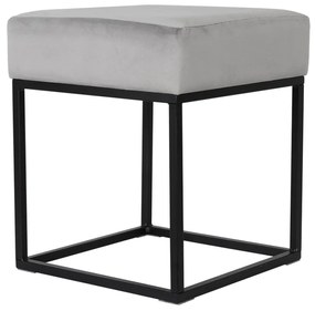 CUBE ΣΚΑΜΠΩ ΓΚΡΙ 34x34xH40cm 16-0236