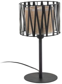 Φωτιστικό Επιτραπέζιο Harmony 5889 Φ20x37cm 1xE27 15W Natural-Black TK Lighting