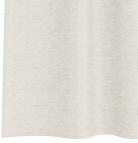 vidaXL Κουρτίνες με κουρτίνες 2 pcs Κρεμ 140x175cm Πολυεστέρας