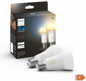 Έξυπνη Λάμπα Philips Pack de 2 E27 Λευκό F E27 (2200K) (6500 K)