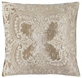 ΜΑΞΙΛΑΡΙ FYLLIANA ΣΚΟΥΡΟ ΚΑΦΕ ΧΡΩΜΑ 45x45εκ 374-126-899