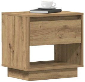 vidaXL Κομοδίνο artisan δρυς 45 x 34 x 44 εκ Επεξεργασμένο ξύλο