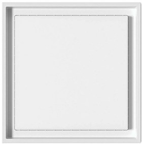Φωτιστικό Οροφής - Πλαφονιέρα VK/02222/W/W 27x27x5,4cm Led 2624lm 24W 3000K White VKLed Aluminium