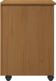 vidaXL Κινητό Ντουλάπι MOSS Μέλι Καφέ 34 x 39 x 56 εκ Στερεό πεύκο