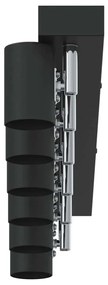 vidaXL Σποτ οροφής Μαύρο 73 x 6.5 x 11.5 εκ Ατσάλι