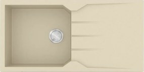 Sanitec Ultra Granite 811 (100x50) - Γρανιτένιος νεροχύτης - Ocra