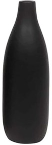 Βάζο Solet 026745 10x10x36cm Black Wood