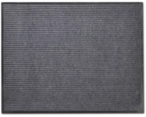 vidaXL Πατάκι Εισόδου Γκρι 90 x 150 εκ. από PVC