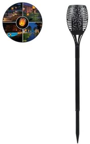 Αυτόνομο Ηλιακό Φωτιστικό LED 5W CCT Φ11 ABS Μαύρο 71529 Globostar-71529-Μαύρο 71529