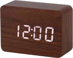 Ψηφιακό ρολόι - Ξυπνητήρι - ET009 - 909481 - Brown