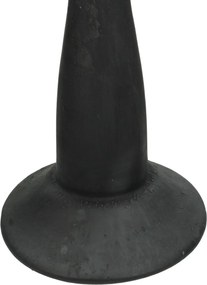 Κηροπήγιο ArteLibre Μαύρο Polyresin 13x13x44cm