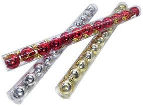 Χριστουγεννιάτικες μπάλες 12τμχ 2.5cm - Christmas Decoration Balls 12pcs-z699301-190206