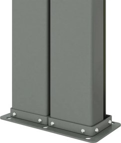 vidaXL Σκίαστρο Πλαϊνό Συρόμενο Κόκκινο 220 x 1000 εκ.