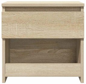 vidaXL Κομοδίνα 2 τεμ. Sonoma Δρυς 40 x 30 x 39 εκ. από Επεξ. Ξύλο