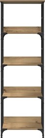 vidaXL Βιβλιοθήκη Τεχνίτης Δρυς 50x33x153 εκ. Επεξεργασμένο Ξύλο