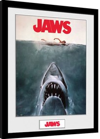 Κορνιζαρισμένη αφίσα Jaws - Key Art