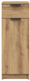 vidaXL Ντουλάπι Μπάνιου με συρτάρι artisan δρυς 32 x 34 x 90 εκ