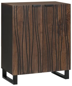 vidaXL Πλευρικό Ντουλάπι 60 x 33.5 x 75 εκ. από Στερεό Ξύλο Μάνγκο