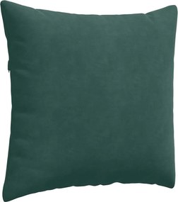 vidaXL Μαξιλάρι Καναπέ 2 pcs Σκούρο Πράσινο 45 x 45 cm