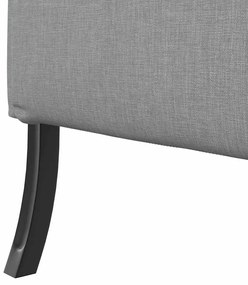 vidaXL Καναπές Υψηλής Πλάτης Ανοιχτό γκρι 109 x 56 x 121 εκ. ύφασμα